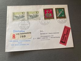 Brief Liechtenstein Einschreiben Schellenberg 5.VI.75 Zus...