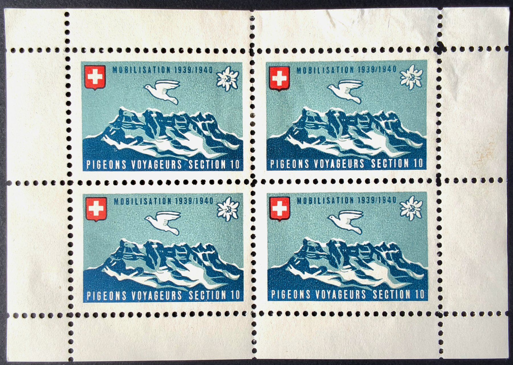Tutti i francobolli: Brieftaubenzug 8, 2.WK, Wi Bft 13-3 – Usato da Niederuzwil venduto da LichtPhil