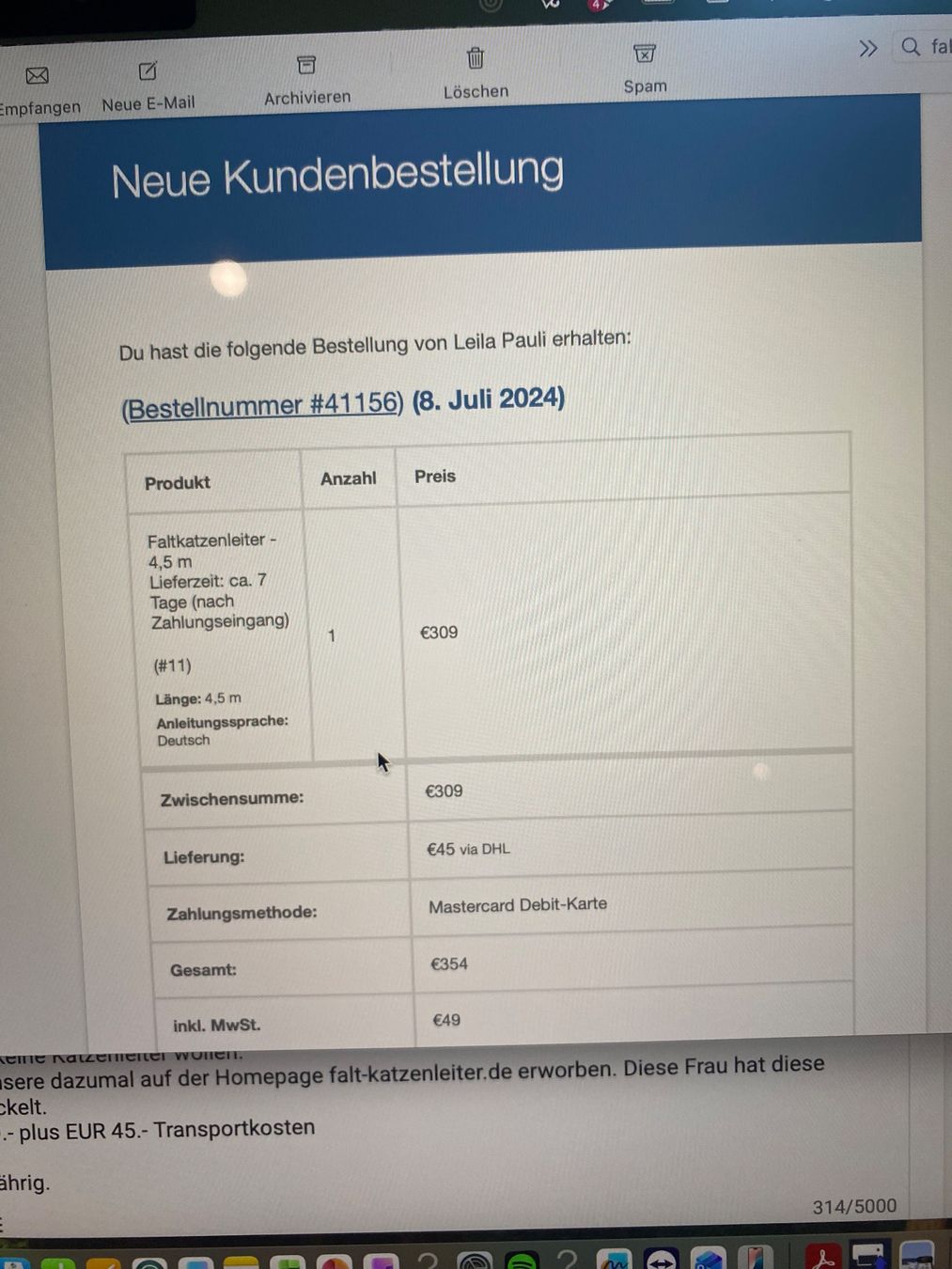 Scale: Falt - Katzenleiter – Usato da Wettingen venduto da Leila030 7