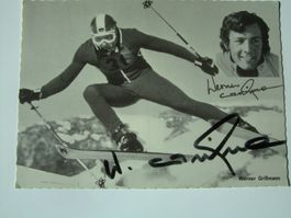 WERNER GRISSMANN (AUT) SKISTAR HANDSIGNIERT TOP AK