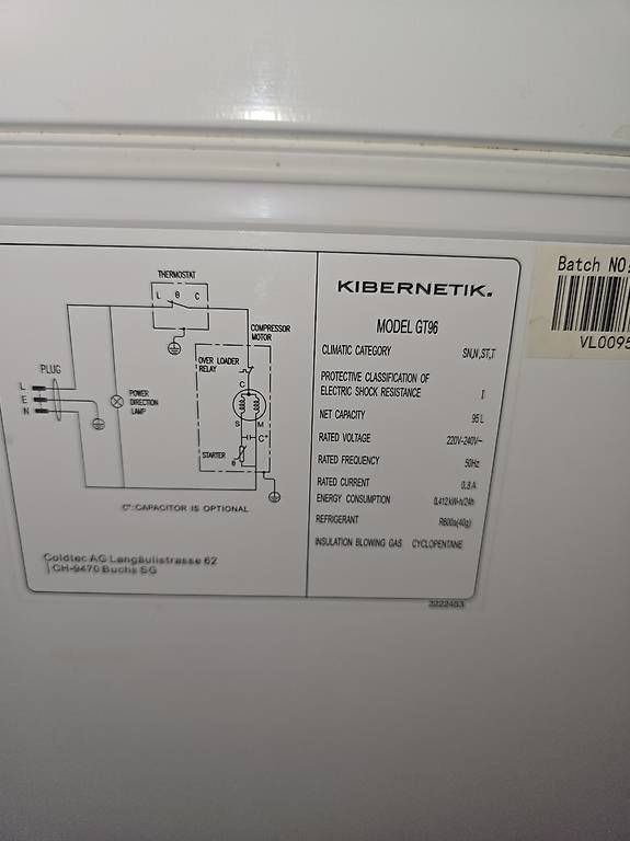 Gefrierschrank: Gefrierschrank Kibernetik 95l – Gebraucht aus Berikon von Ricardosx12 1