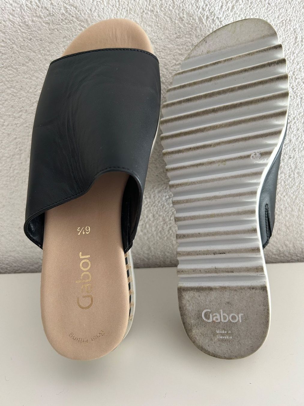 Gabor Scarpe da donna: Plateau-Pantolette von Gabor, Grösse 6,5 – Usato da Pfäffikon ZH venduto da the4mos 3