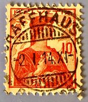 Nr.120 Helvetia Brustbild Briefmarken gestempelt   