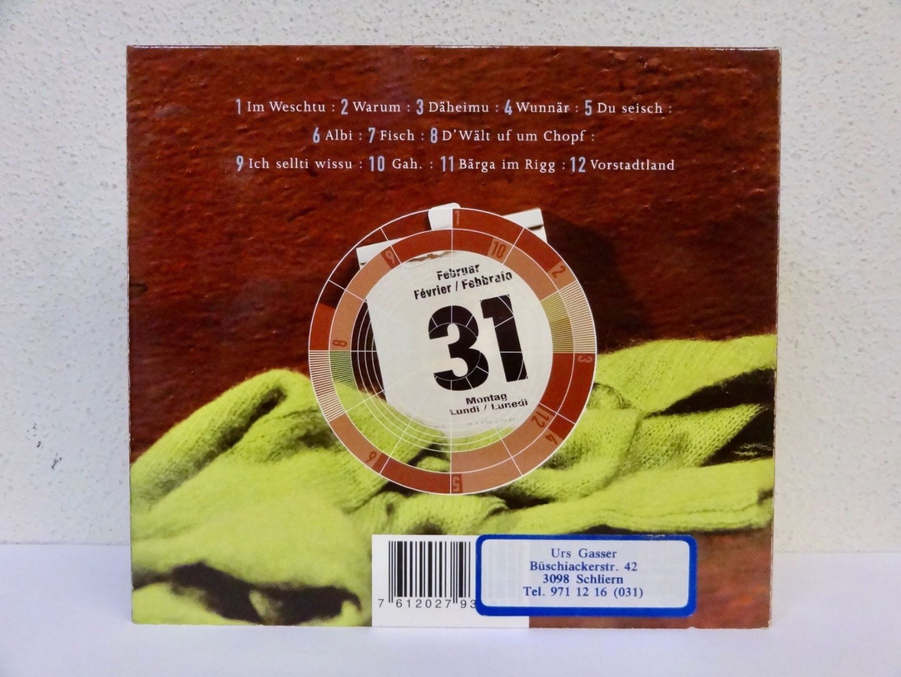 CDs: CD SINA / ALL:TAG – Neu (gemäss Beschreibung) aus Kerzers von djstarsky73 1