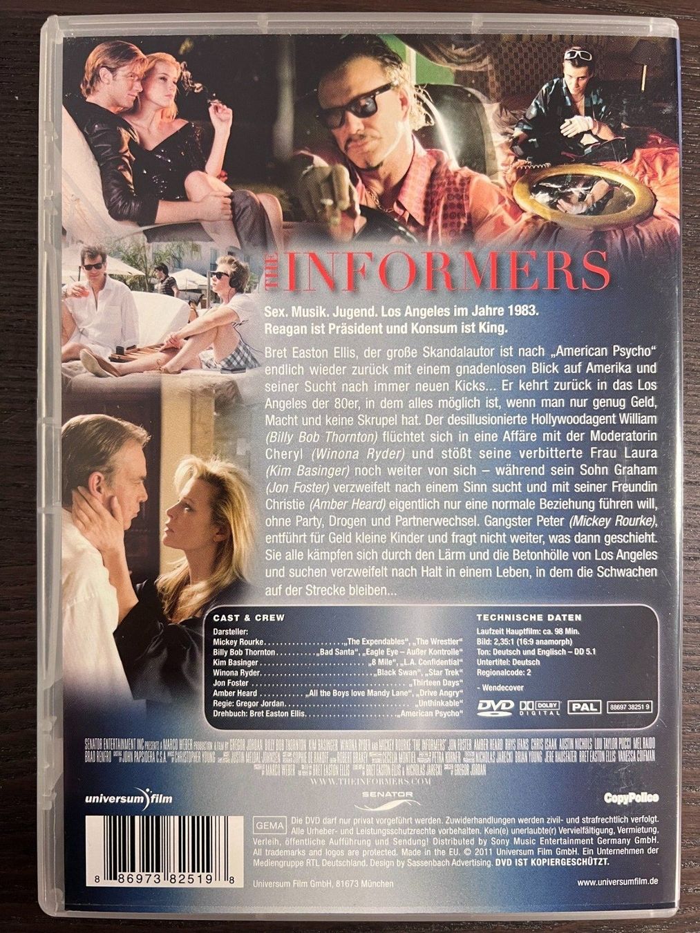 Tutti i DVDs: The Informers – Usato da Zürich venduto da FilmFreunde 1