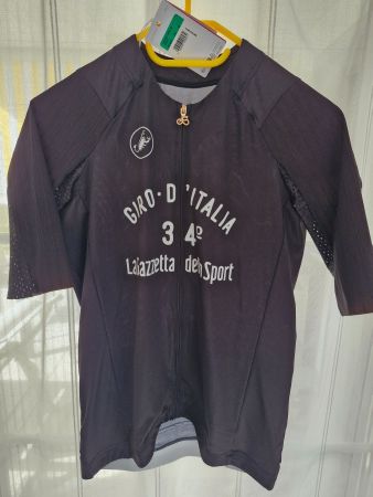 Neues Castelli Herren-Velotrikot, Vintage Nera 34, Gr. XL