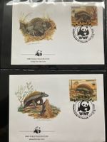 Paraguay 1985 WWF Satz Ameisenbär Gürteltier Ersttagsbriefe