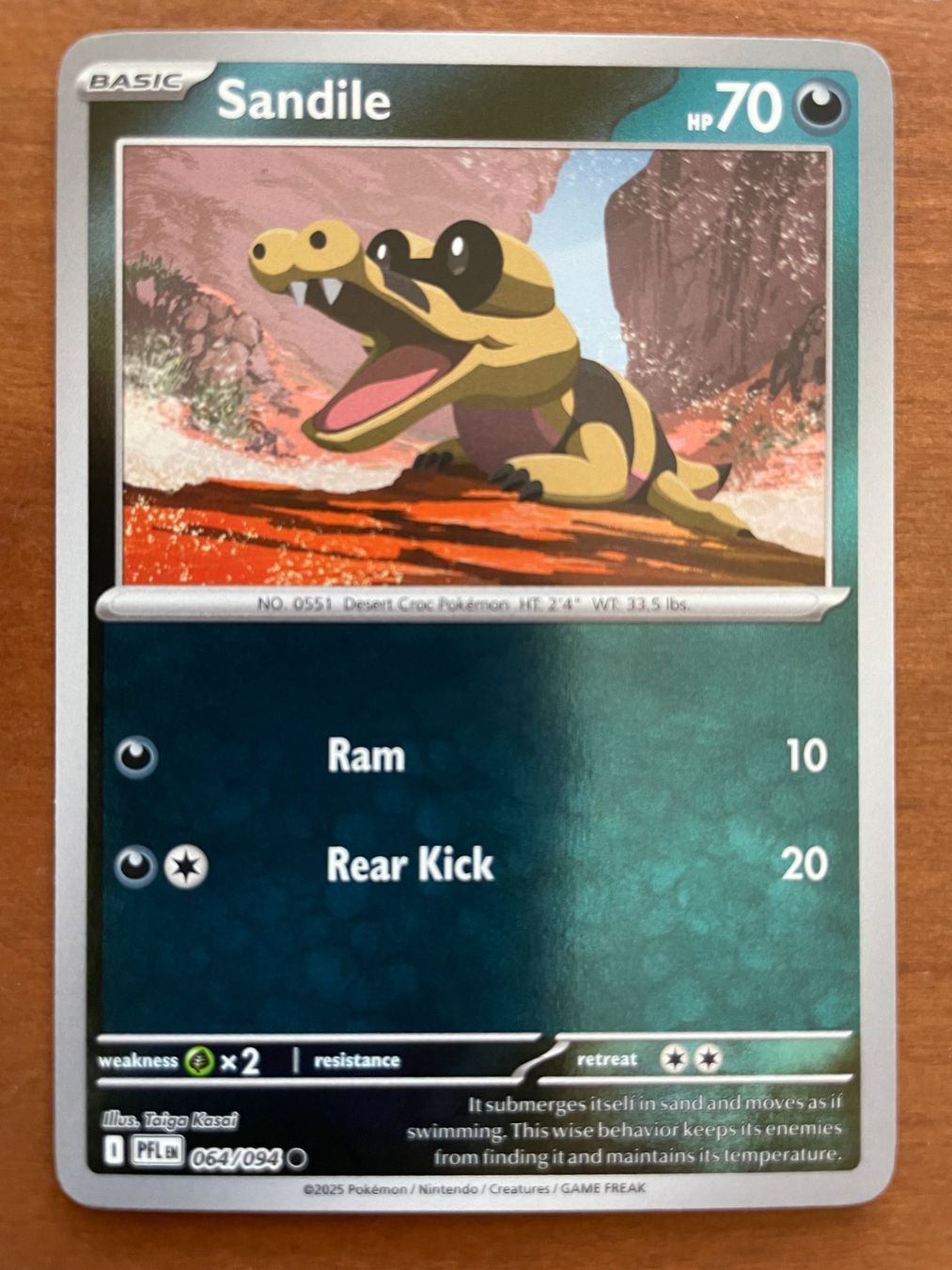 Pokémon Cartes à collectionner: Pokemon Sandile Reverse (Versand gratis) – Neuf (Voir description) à Chur par Angerson