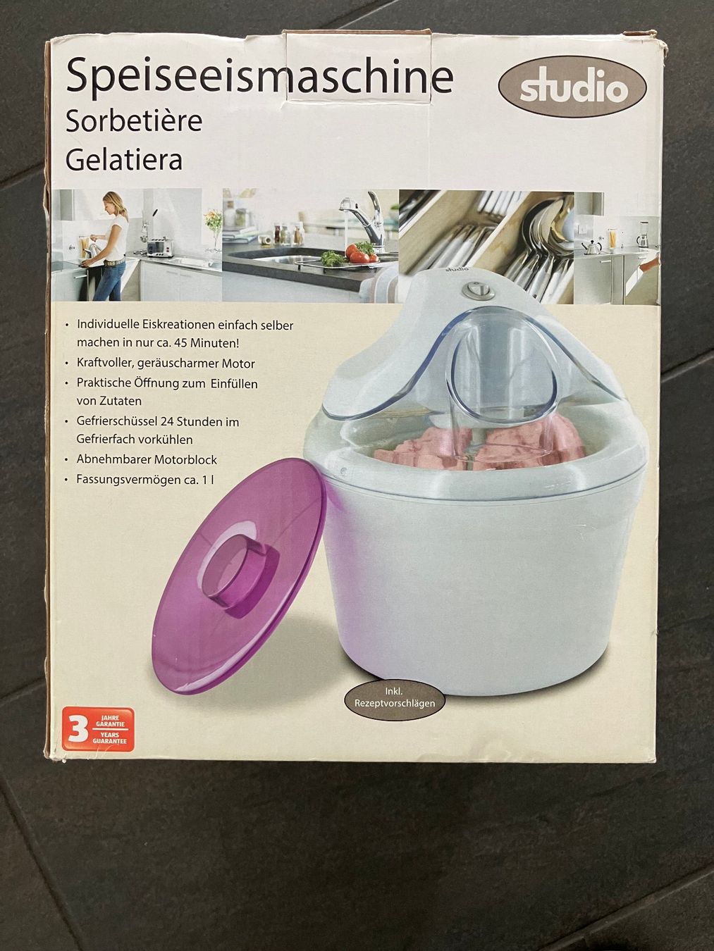 Elettrodomestici da cucina: Speiseeismaschine "studio" – Nuovo (secondo la descrizione) da Höri venduto da zimj8610 1