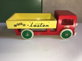 Holzlastwagen Leko LastenSchweden Spielzeug wie Brio vintage