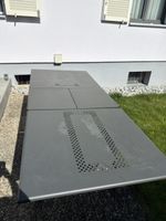 Gartentisch Grau Metall Ausziehbar für den Sommer Top!