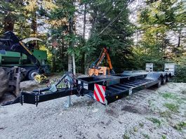 Remorque Chieftain porte engin forestier 31.5 to