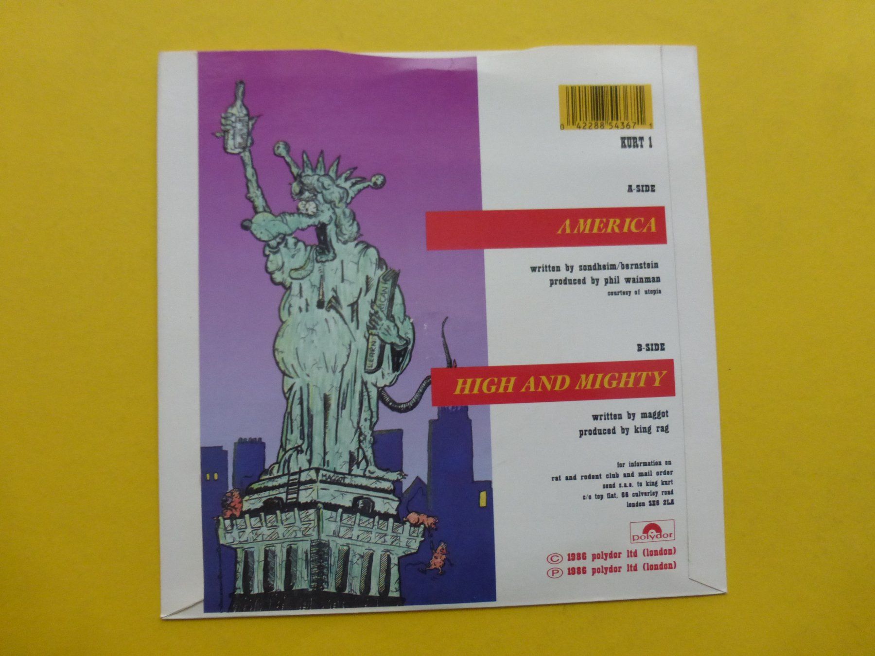 Schallplatten: King Kurt – America – Gebraucht aus Zürich von Swiss57 1