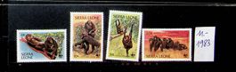 AFRIQUE SIERRA LEONE SÉRIE NEUVE** DE 1983. COTE 11 €/U598