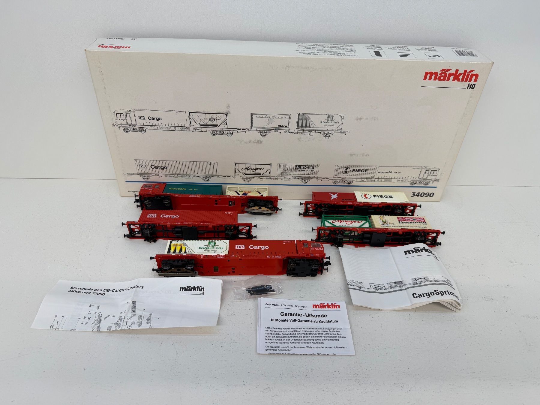 Märklin Modellini di ferrovie: Märklin 34090 BR Sggoorrss 700 "CargoSprinter" – Usato da Büsserach venduto da ModellbahnDepot 2