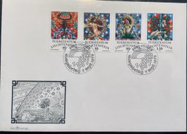 Liechtenstein Briefe Ausgabetag 1972, 1978, 1987, 1988