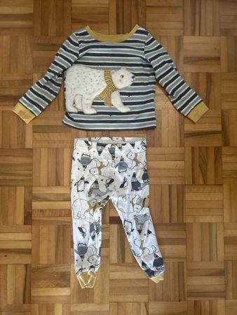 George Winter Pajamas, 2-3 Years, Adorable Polar Bear!