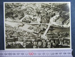 GROSS-AK ZÜRICH-CITY BAHNHOFBRÜCKE BALLON-LUFTBILD AERO-FOTO