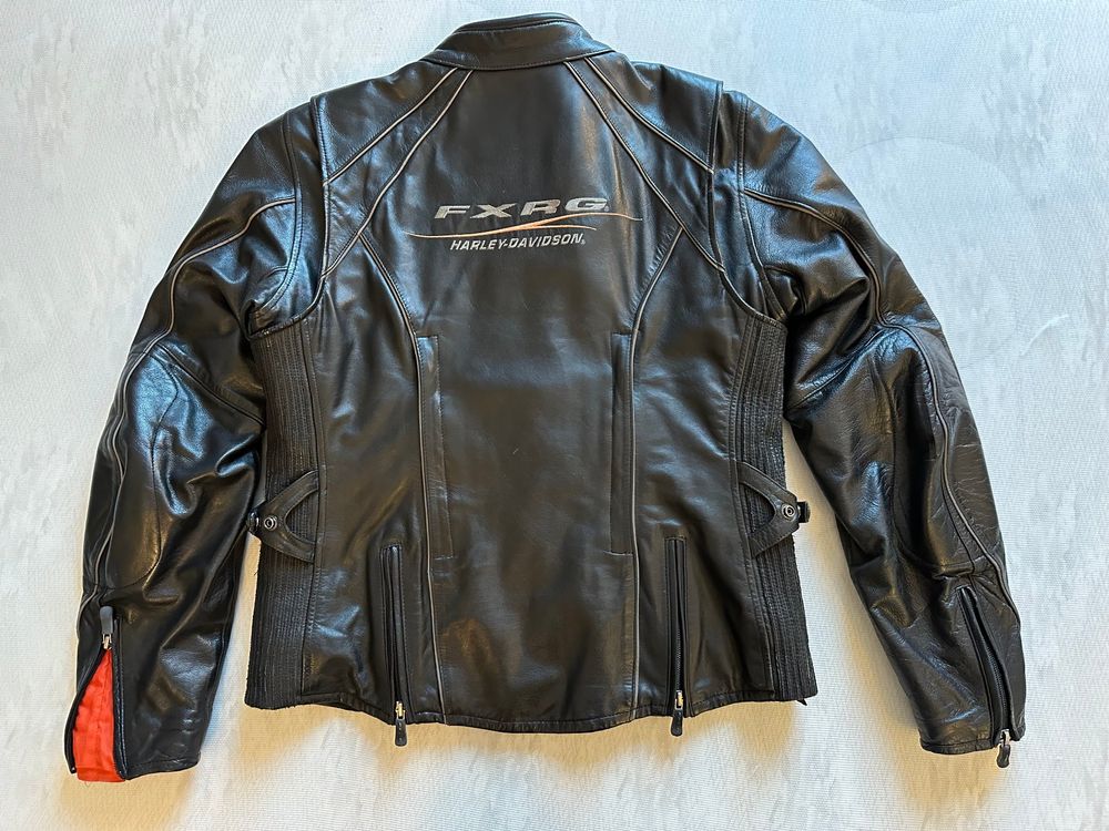 blouson cuir harley Davidson FXRG femme Kaufen auf Ricardo