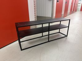 Lowboard 120 cm schwarz 