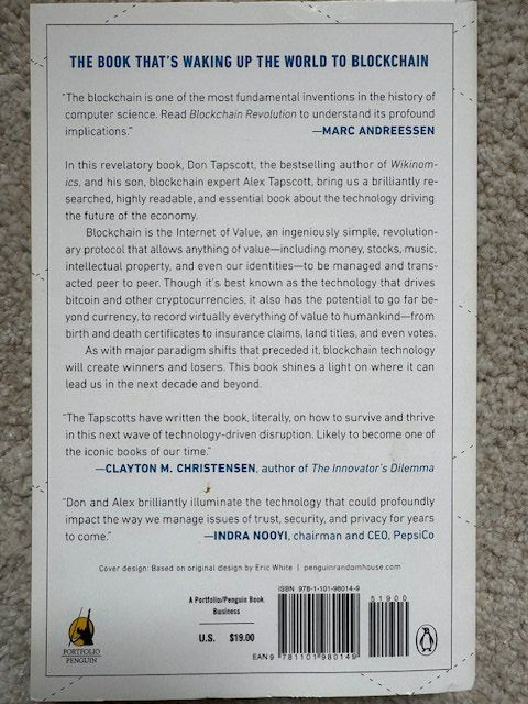 Libri: Blockchain Revolution – Don Tapscott – Usato da Uitikon Waldegg venduto da pit_r6q9 2