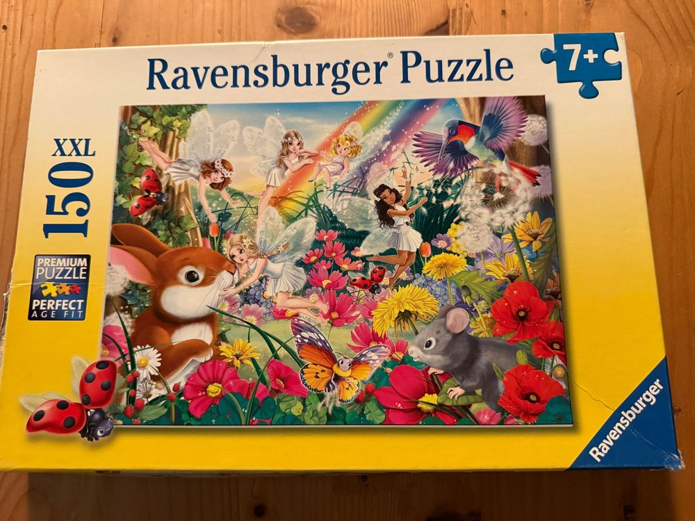 Ravensburger Puzzle XXL 150 Teile - Feen, Tiere, Blumen (Gebraucht) in ...