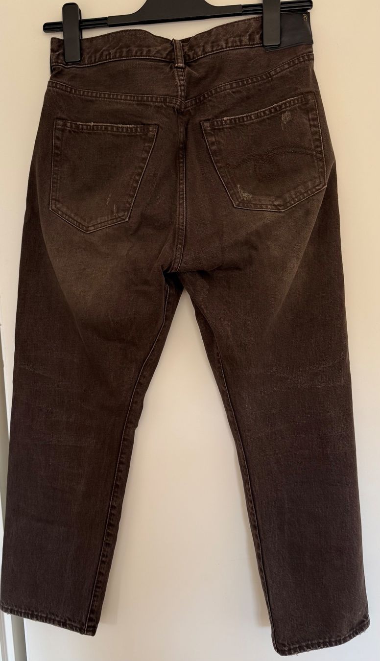 Jeans: R13 Crossover Jean, Vintage Chocolate Brown – Gebraucht aus Luzern von Mamutpe 1