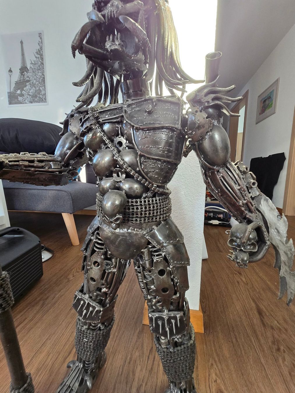 Statuette: Recycle Art "Grosser Krieger" – Usato da Egg (Flawil) venduto da cyrillswiss12 2
