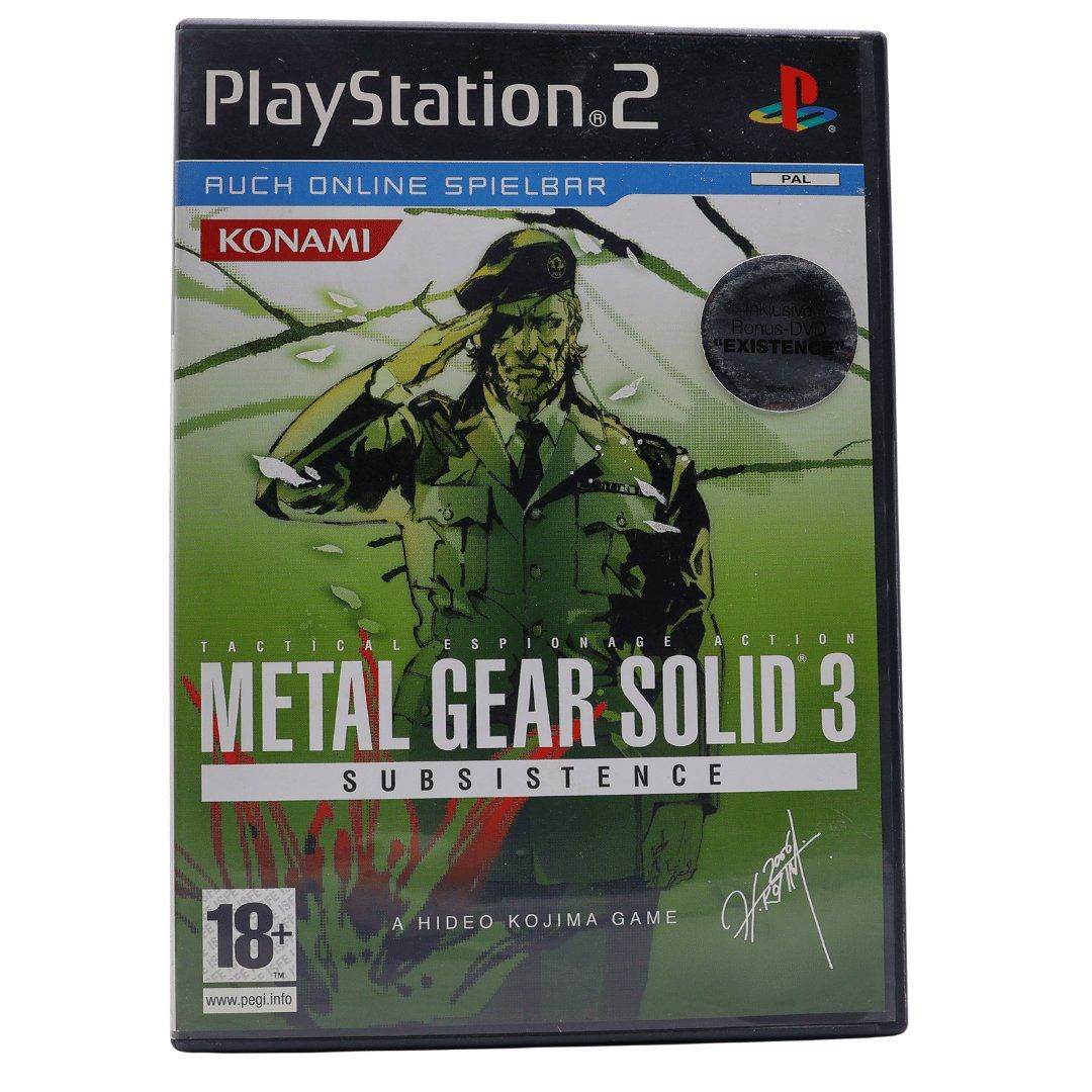 Spiele: Metal Gear Solid 3 Subsistence - PS2 – Gebraucht aus Paudex von dindeboy