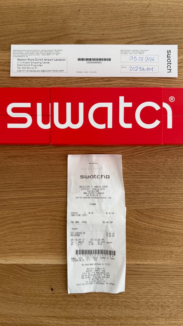 Swatch Orologi: Swatch Cobblestone Street Uhr – Nuovo e nell'imballaggio originale da Lenzburg venduto da miro_t 2