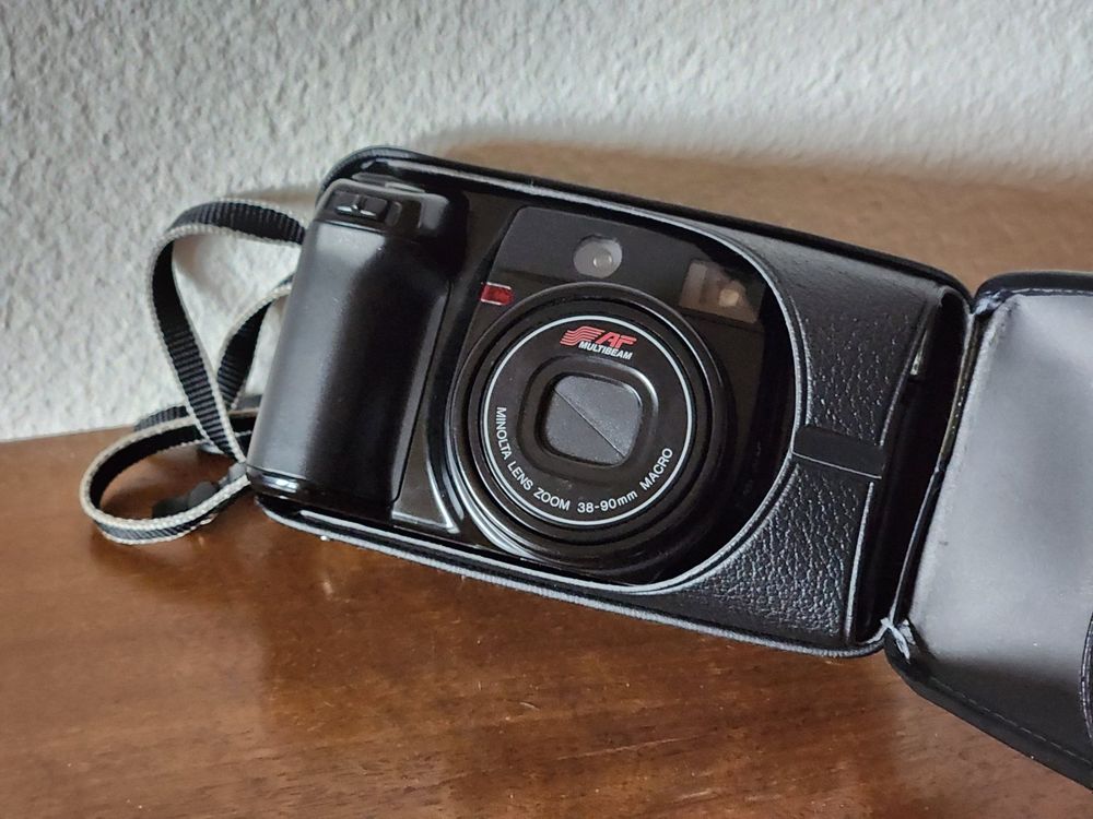 Appareil Photo Minolta AF Zoom 90 Vintage – 35mm, Japonais, Testé, Année 1990 – Occasion