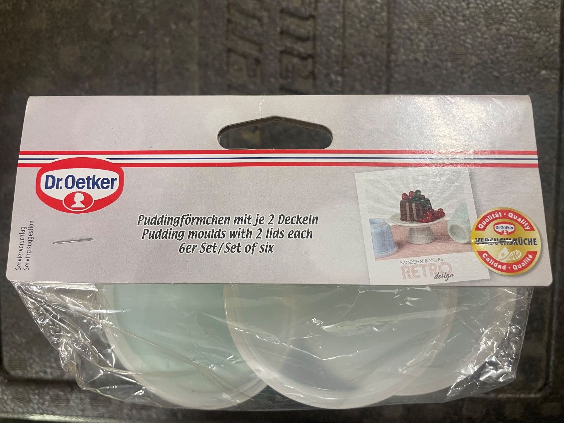 Contenitori & Simili: Dr. Oetker Puddingförmchen Pastell, 6er Set, NEU! Sommer – Nuovo e nell'imballaggio originale da Volketswil venduto da rubin74 2