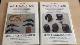Waffenauktion Kessler 6 Kataloge Jahre 2003 - 2013