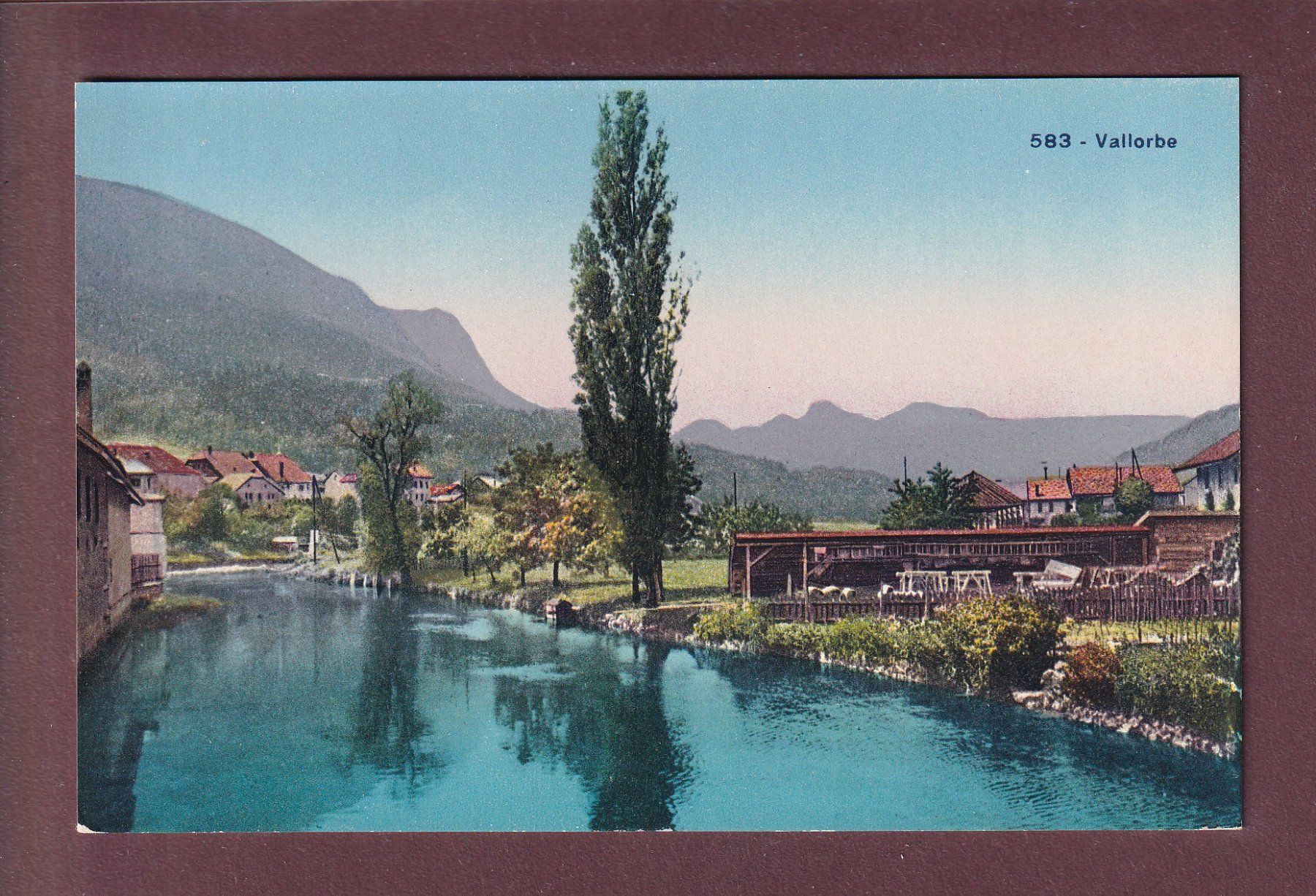 Cartes postales: Une partie de VALLORBE – D'occasion à Pully par nicecards