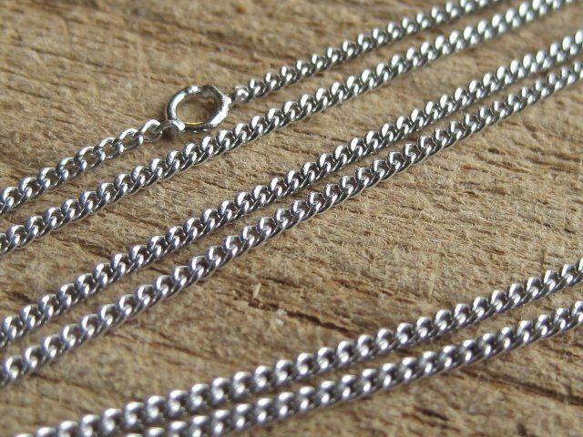 Catenine: Panzerkette Kette Silber 925 / 45 cm / 1.2 mm – Usato da Ermatingen venduto da Decovin
