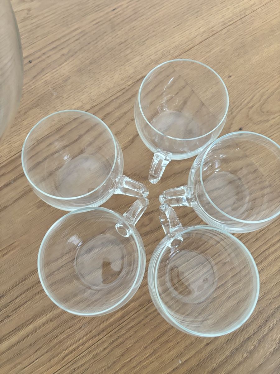 Bicchieri: Bowletopf mit 5 Glasbechern, 1 Schöpfkelle gebraucht – Usato da Zürich venduto da neu_q7hd 2