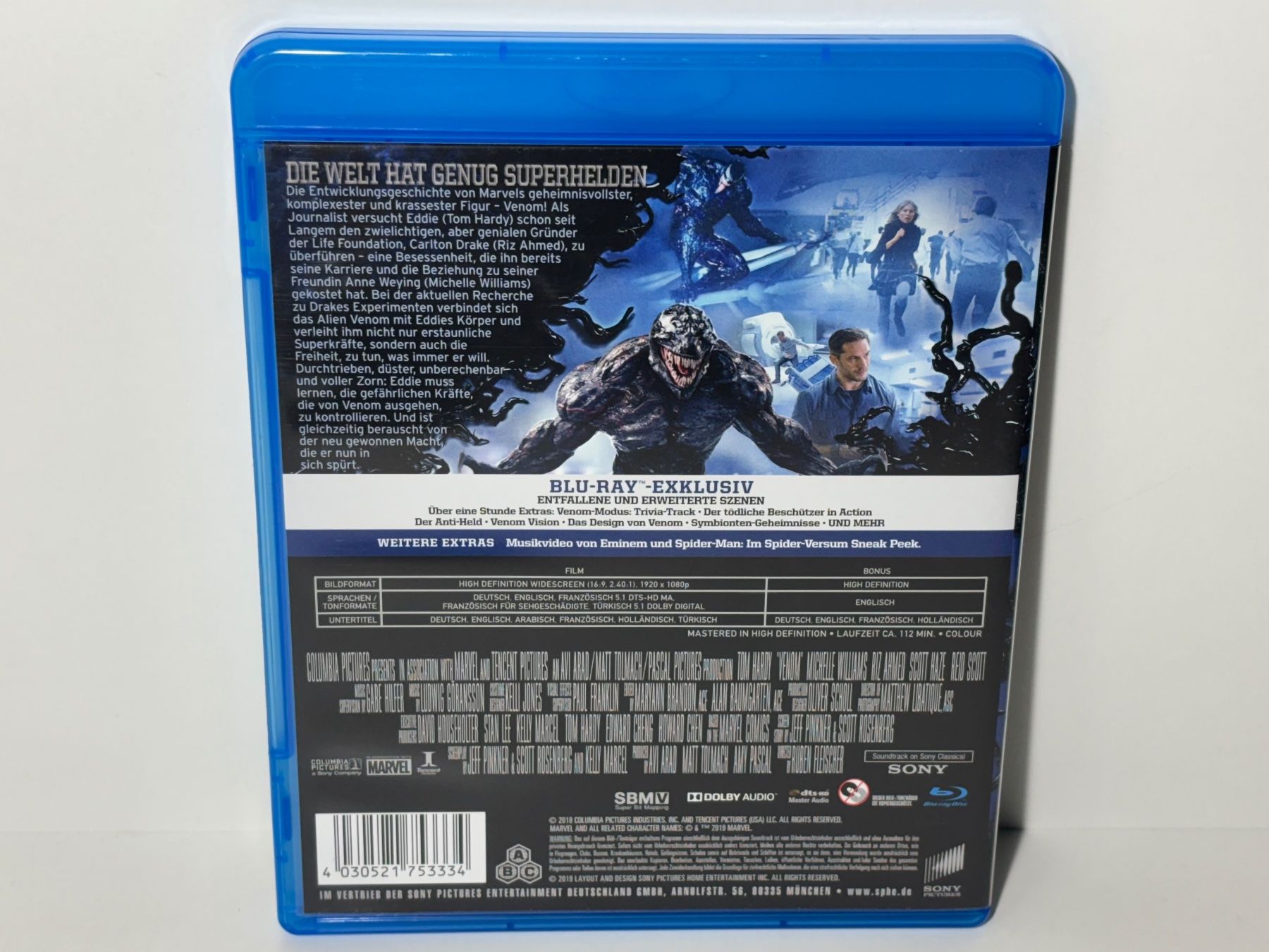 Tutti i DVDs: Venom Blu Ray – Usato da Wilderswil venduto da Sstriker 1