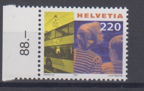 Tous les timbres: Variété 1020 tache devant la roue du bus – D'occasion à Boécourt par Denteles66
