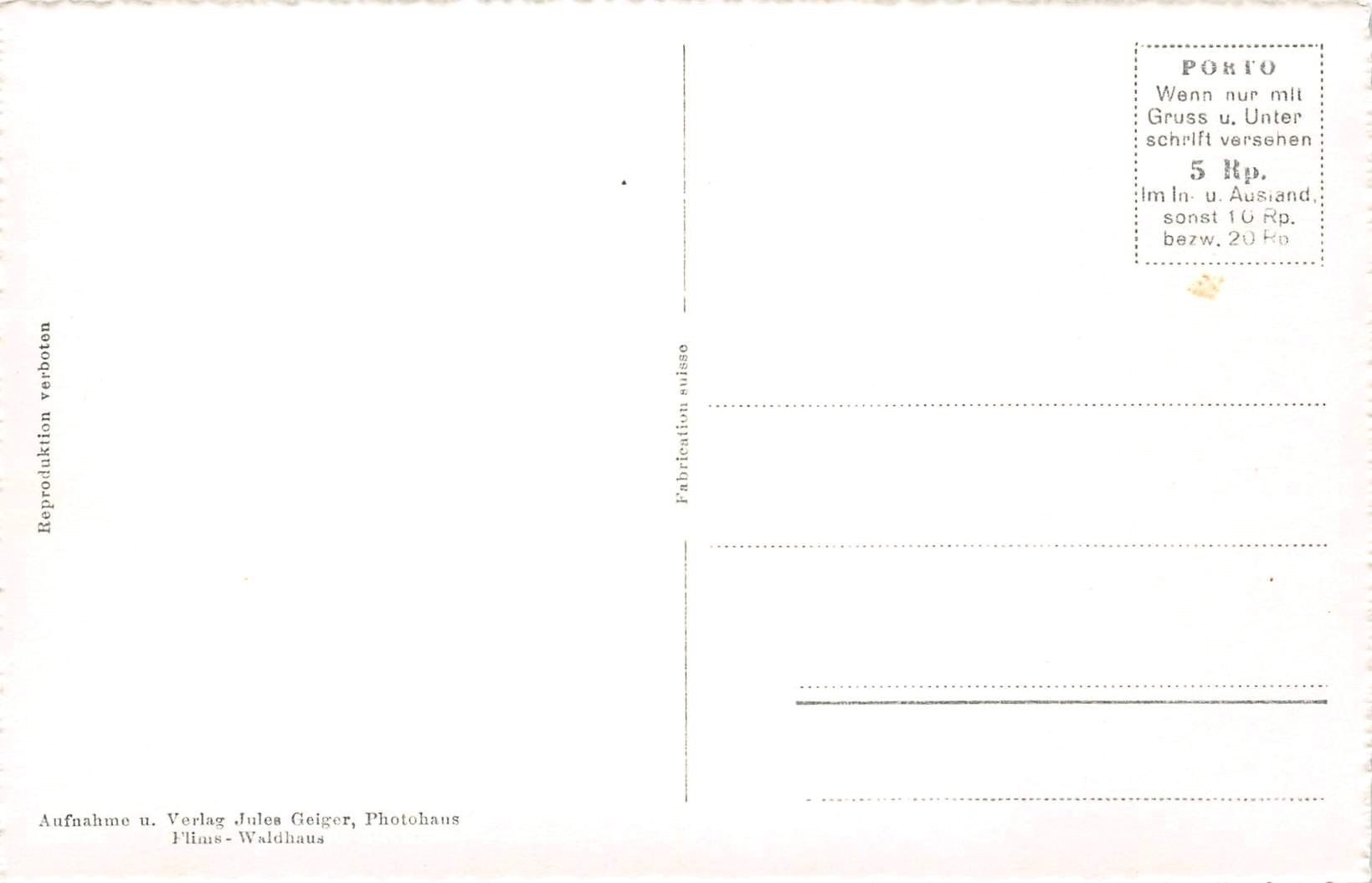 Cartoline postali: Chur – Usato da Ottikon b.Kemptth. venduto da Neptun1974 1