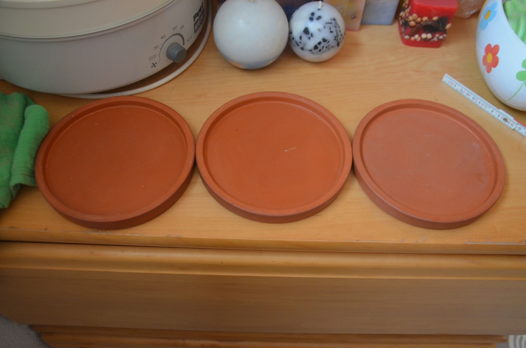 Vasi per fiori: 3 STUCK - BLUME TELLER TERRACOTTA – Usato da Chiasso venduto da Dolly015