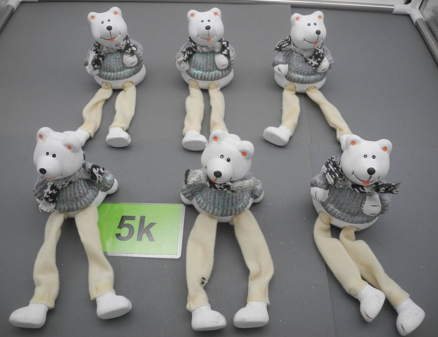 Tutte le decorazioni: 6 Eisbären Kantenhocker, Weihnachtsdeko, Nr. 5k – Nuovo (secondo la descrizione) da Kottwil venduto da Crazyrolf