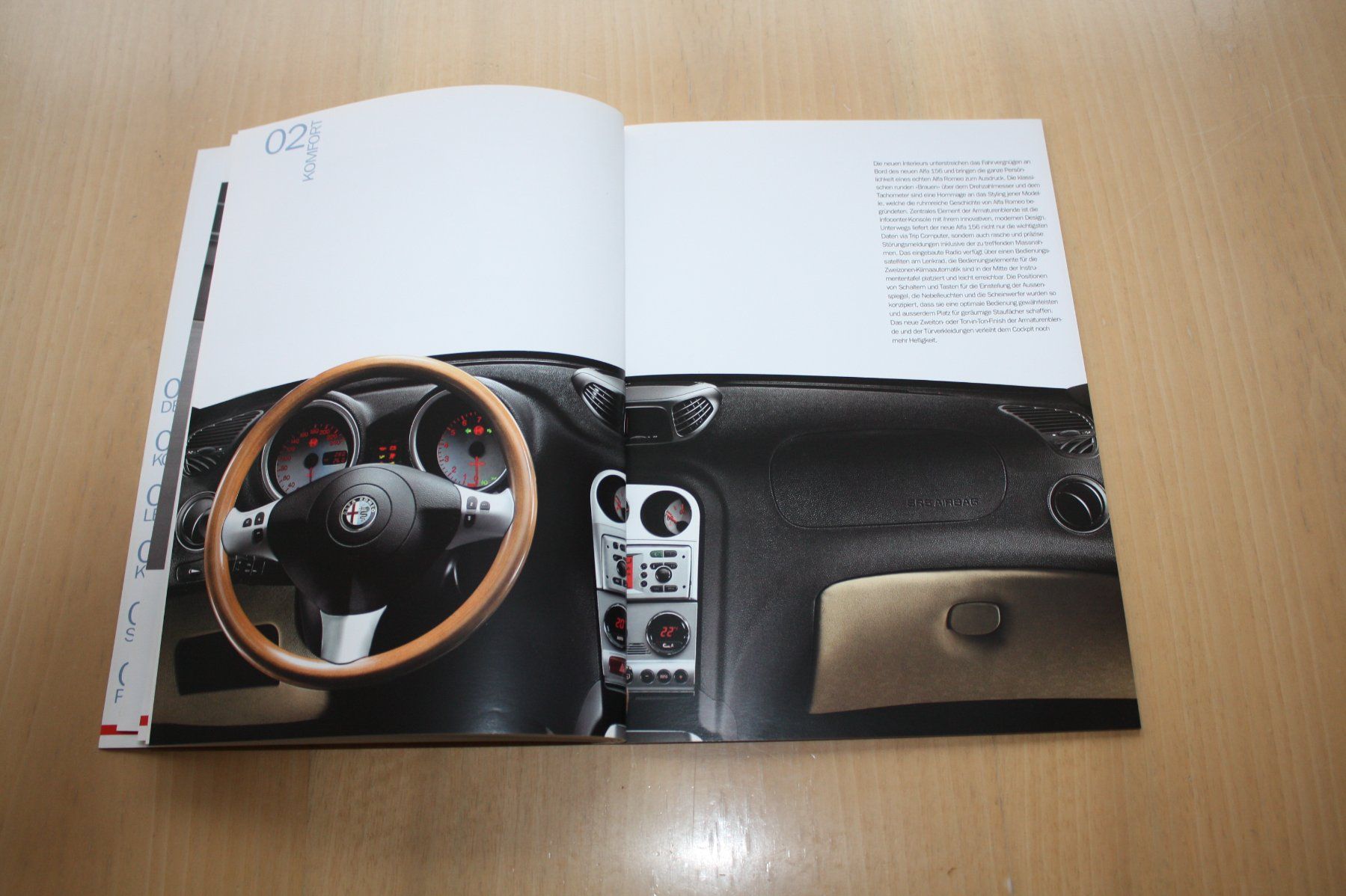 Alfa Romeo Documenti: Alfa 156 CH-Prospekt Broschüre 2/2004 – Usato da Wikon venduto da erwin400 5