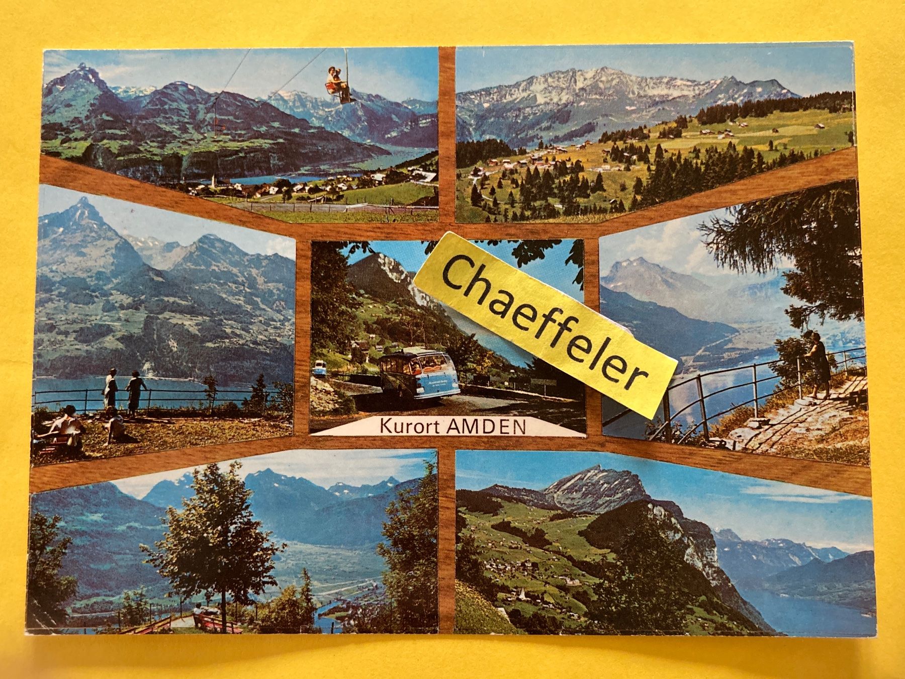 Ansichtskarten: 1976 Kurort Amden – Gebraucht aus Zürich von Chaeffeler