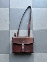 Vintage Schweizer Armee Ledertasche