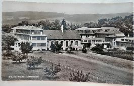 Postkarte Rheinfelden ehemals Sanatorium 1949 aktuell Reha