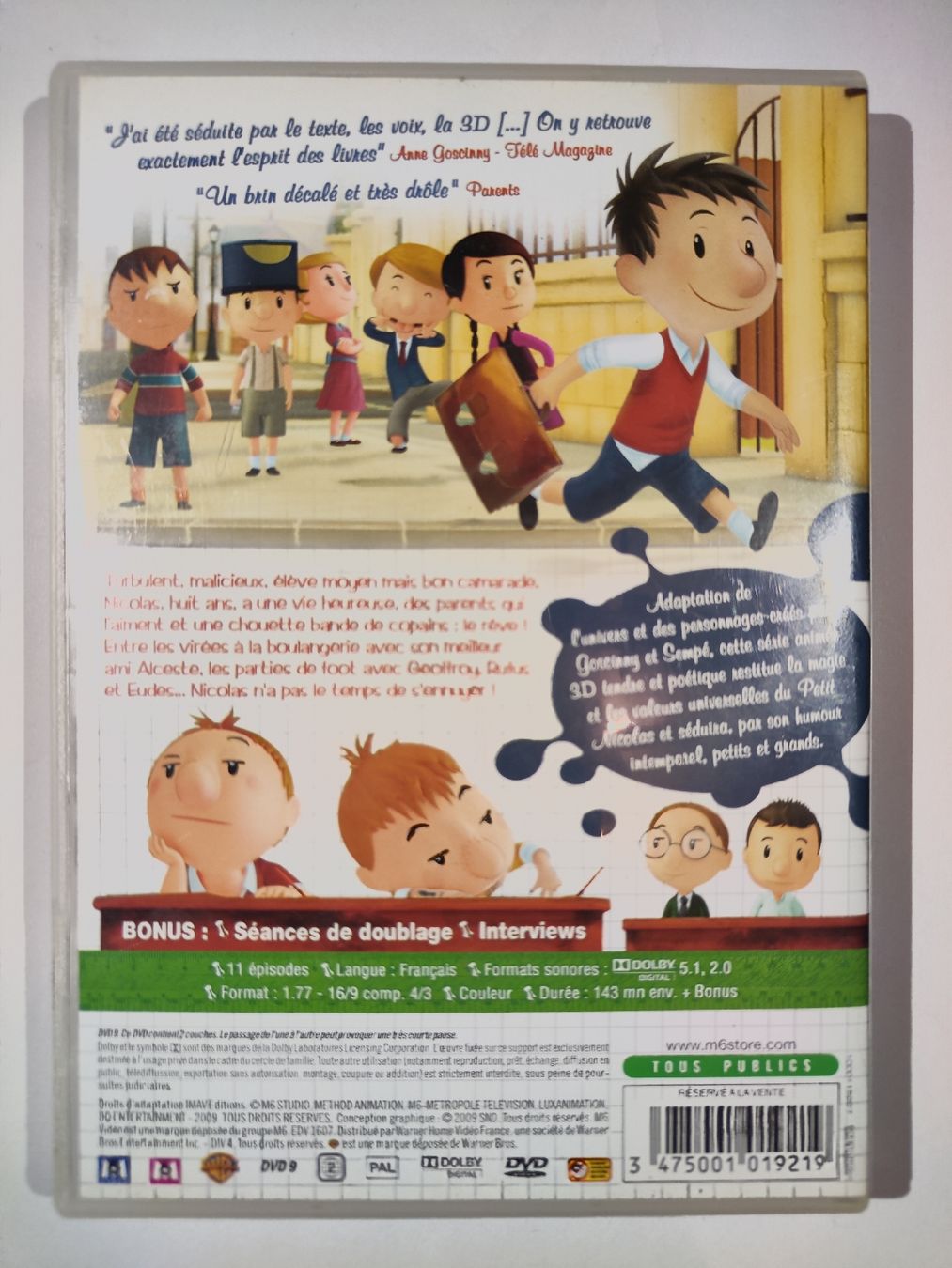 Tutti i DVDs: DVD - Le Petit Nicolas - Volume 1 – Usato da Commugny venduto da Teksen 1