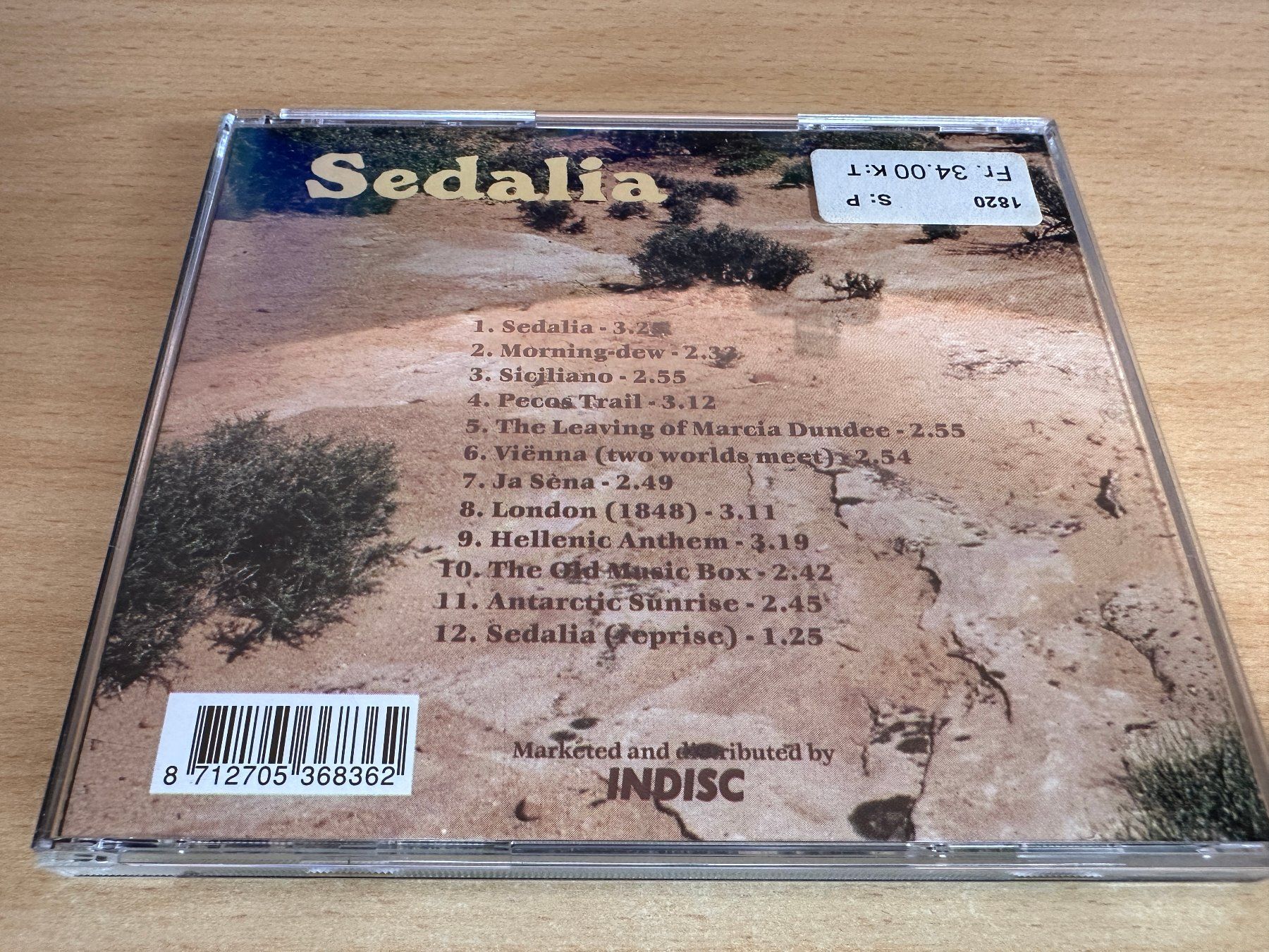 CD: Cees Tol & Thomas Tol – Sedalia – Usato da Rikon im Tösstal venduto da Alpenmutz 1