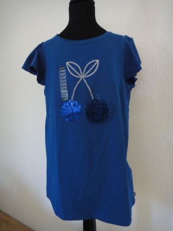 OKaidi neues T-Shirt mit Kirschen-Applikation Gr. 14 Jahre