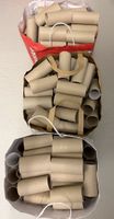 320 Wc Kartonrollen + 14 Küchenkartonrollen Bastelmaterial