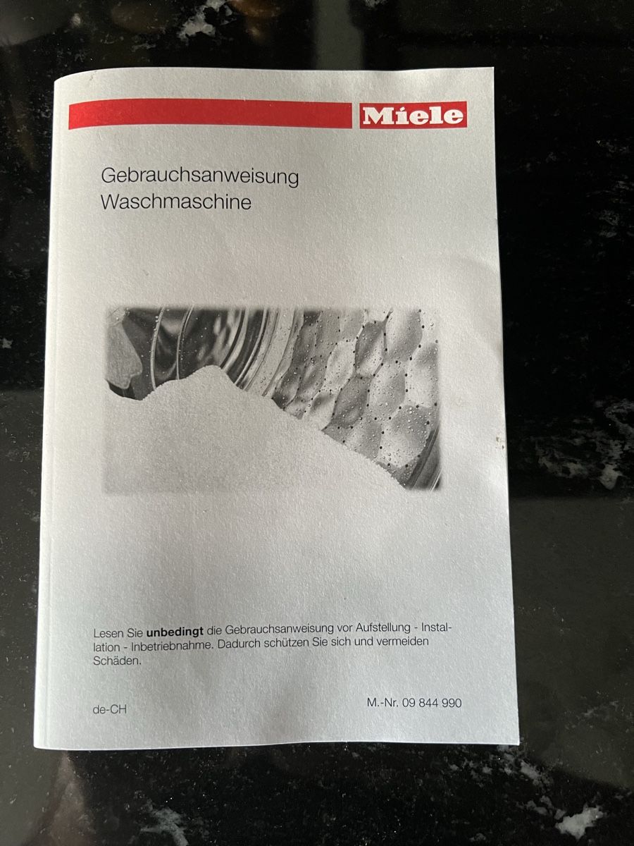 Miele Waschmaschinen: Miele w1 powerwash – Defekt aus Biel/Bienne von steffevan 5